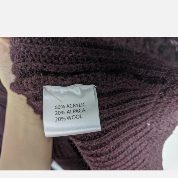 Lineamaglia Italy ANTHRO Wool Alpaca Sweater Top - Picture 6 of 8